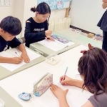 小学生レッスン風景8